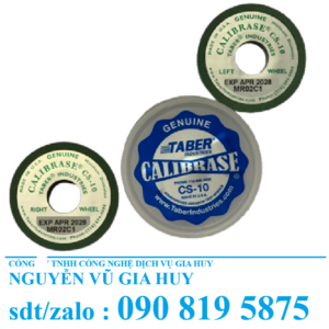  Đá mài Taber CS‑10 2 viên tròn – Kiểm tra độ bền vật liệu | Mua ngay