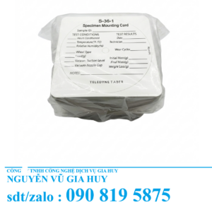 Tấm gắn mẫu S-36-1 Taber USA - Phụ kiện thử độ bền vật liệu chính hãng