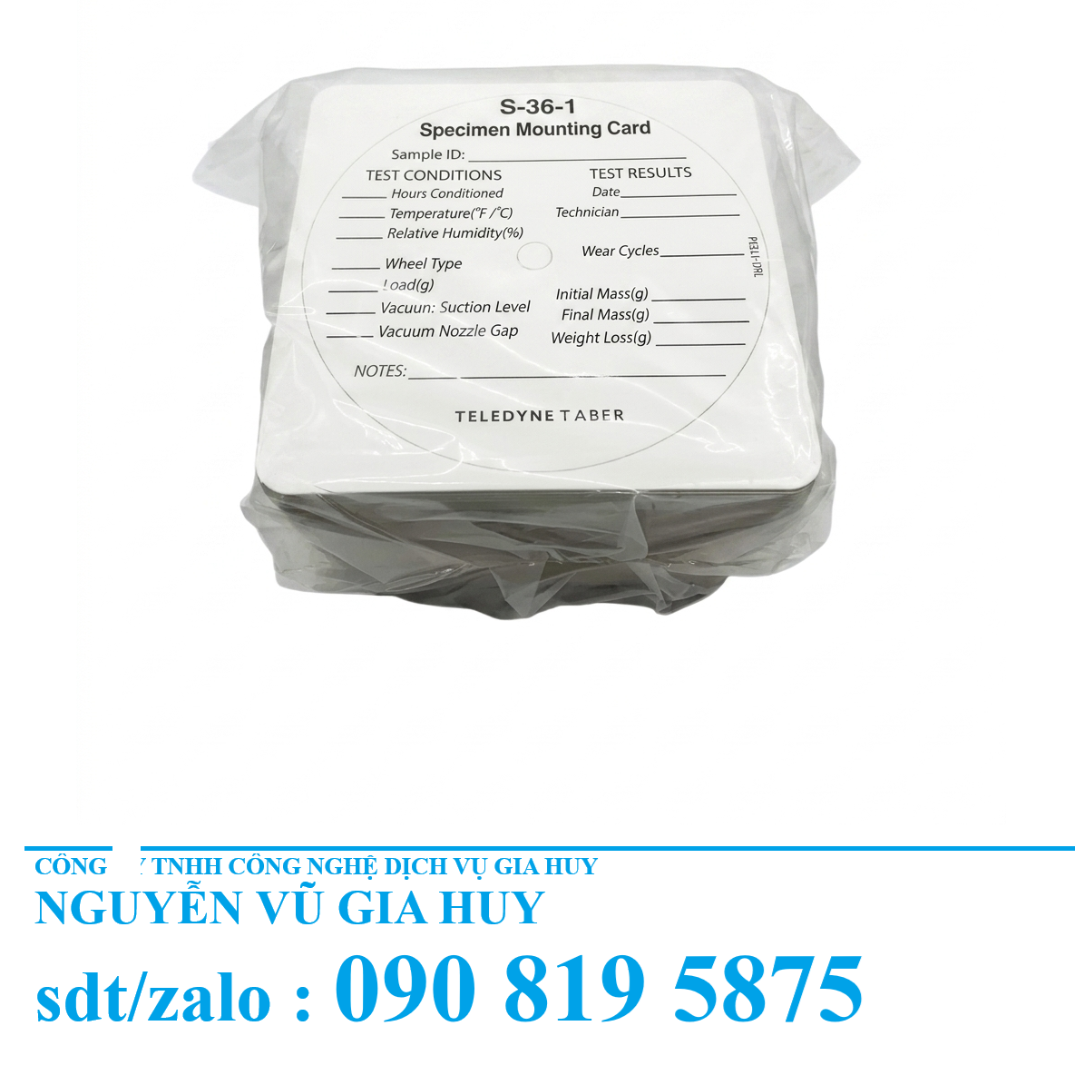 Tấm gắn mẫu S-36-1 Taber USA - Phụ kiện thử độ bền vật liệu chính hãng