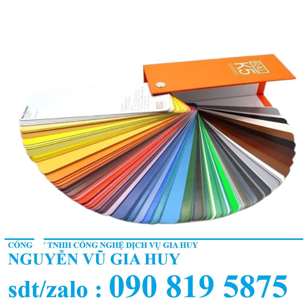 Quạt Màu RAL K5 – Giải Pháp Cung Cấp Màu Chuẩn Cho Ngành Sơn Công Nghiệp